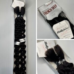 Hollywood American French Deep Braiding Hair – 100% Human Hair 24” Natural Black